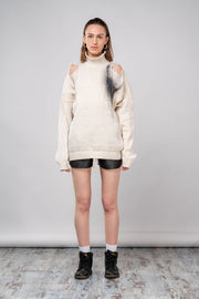 Hand-Painted Jumper-ANOIR-XS-Ivory-Urbanheer