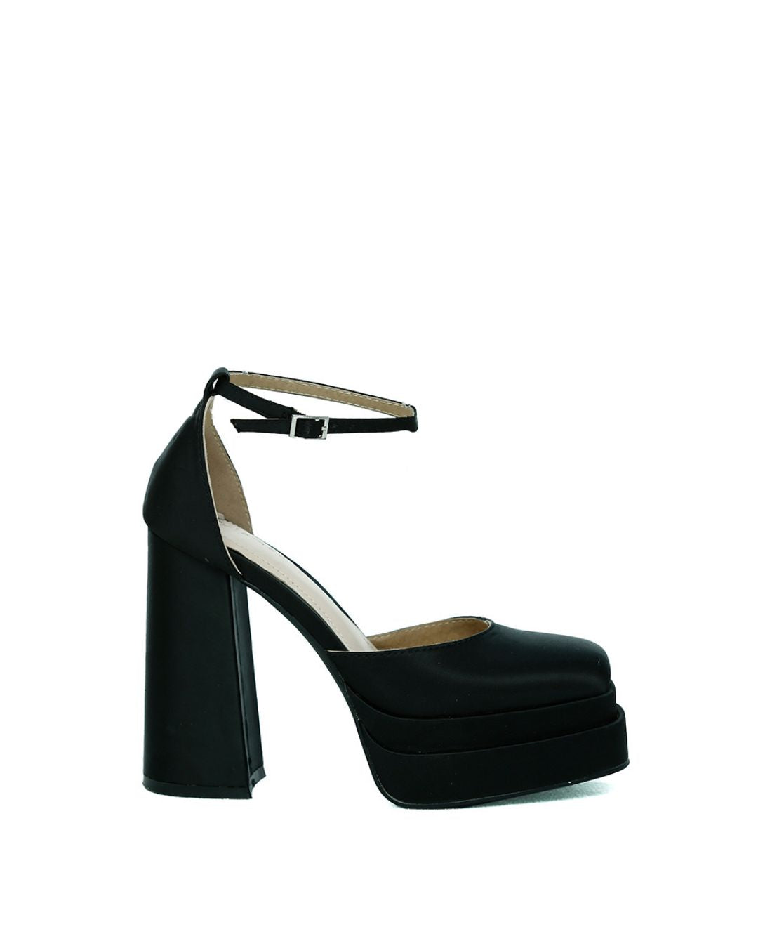 Ally Platform Heel-LulaMax Shoes-5-Black-Urbanheer