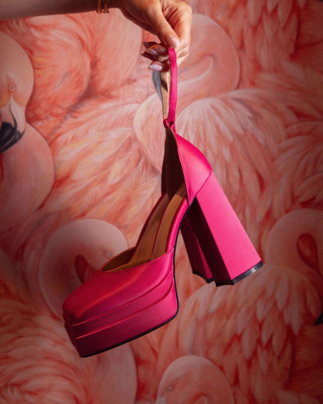 Ally Platform Heel-LulaMax Shoes-5-Pink-Urbanheer