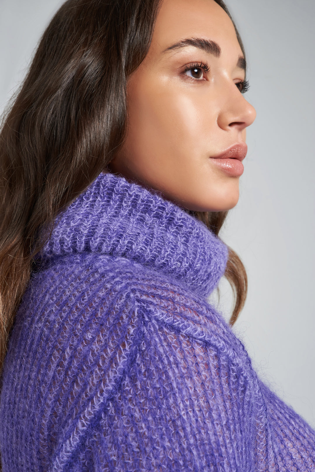 Luxury Airy High Neck Sweater:-antonia erre-S-Viola-Urbanheer