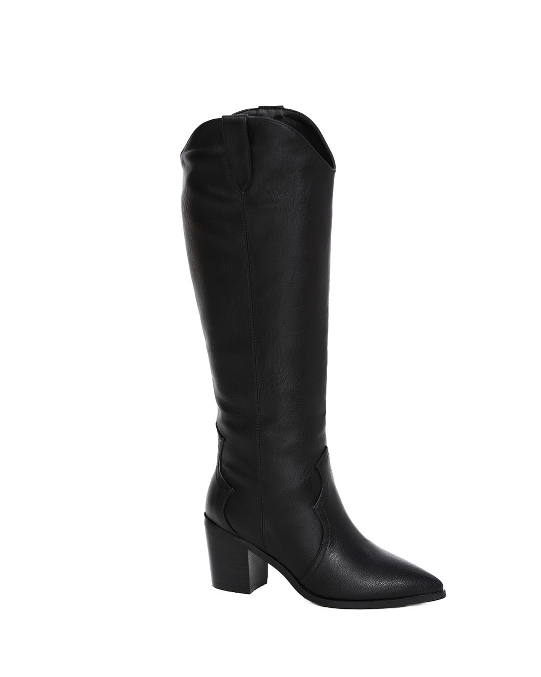 Athena Western Boot-LulaMax Shoes-5-Black-Urbanheer