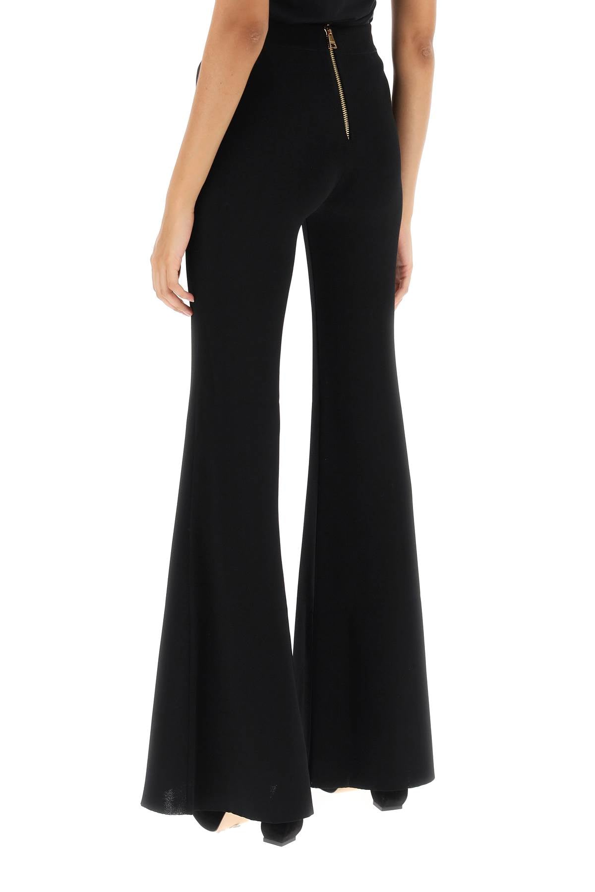 Balmain technical jersey flared pants-Balmain-40-Urbanheer