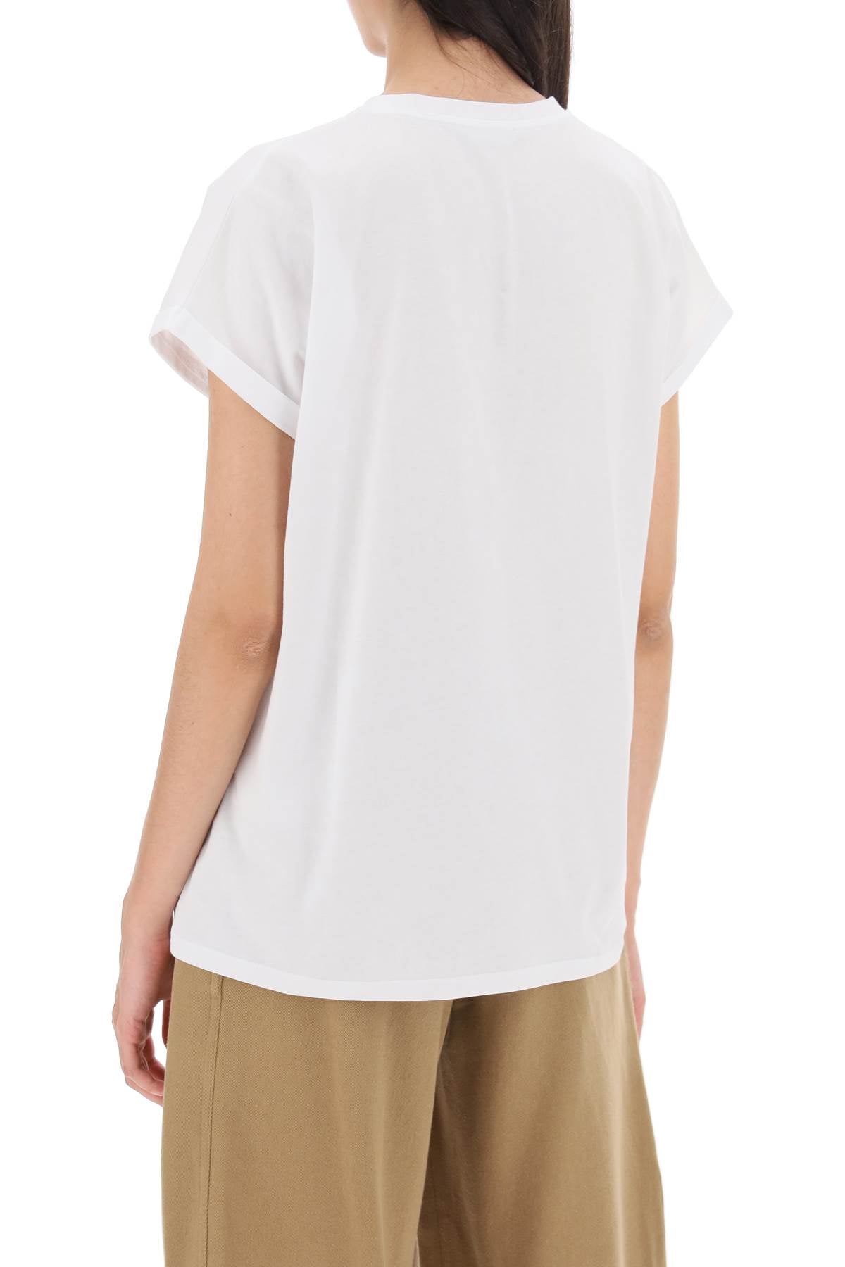 Balmain T-Shirt With Flocked Logo Print-Balmain-L-Urbanheer