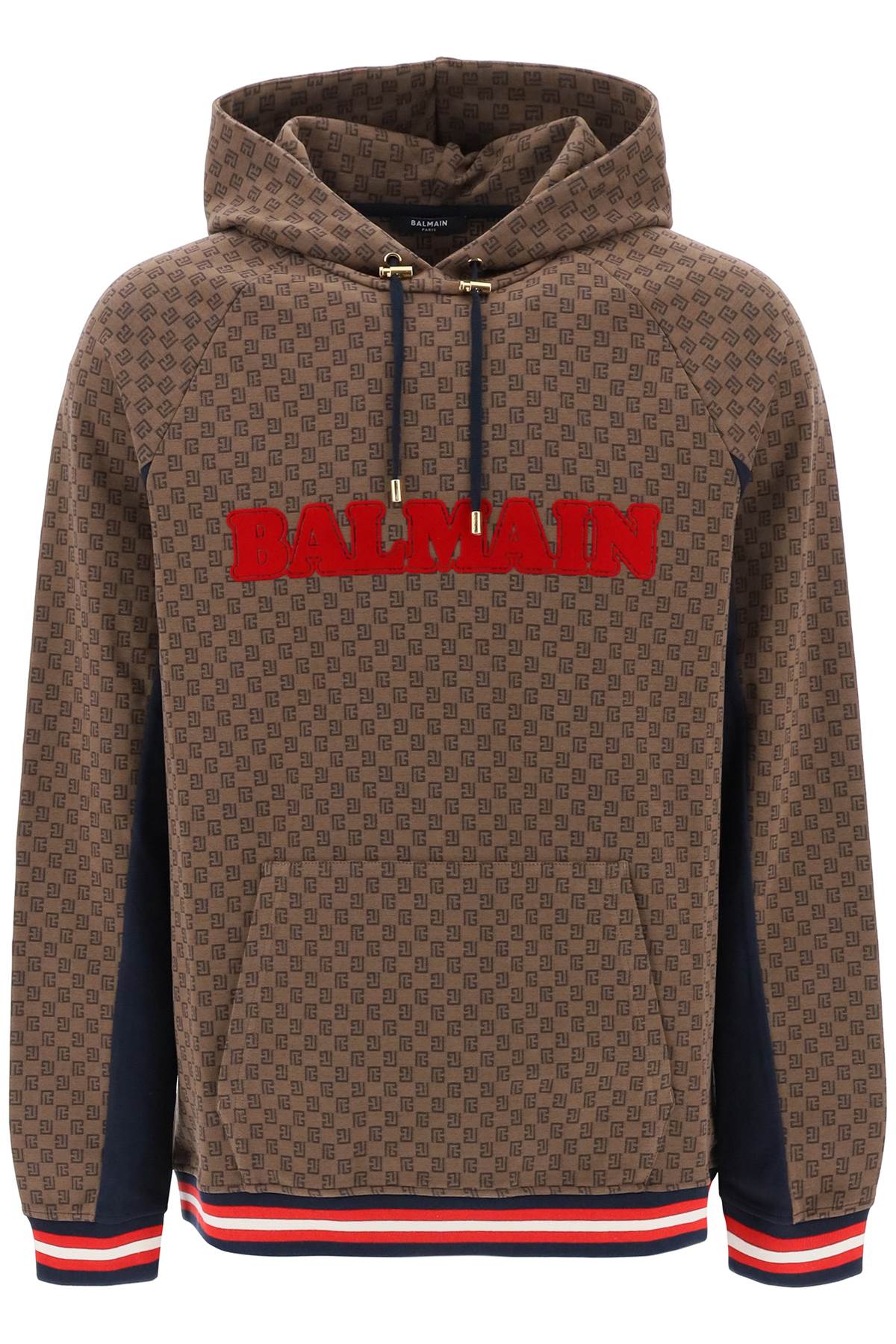 Balmain Mini Monogram Jacquard Hoodie-Balmain-L-Urbanheer