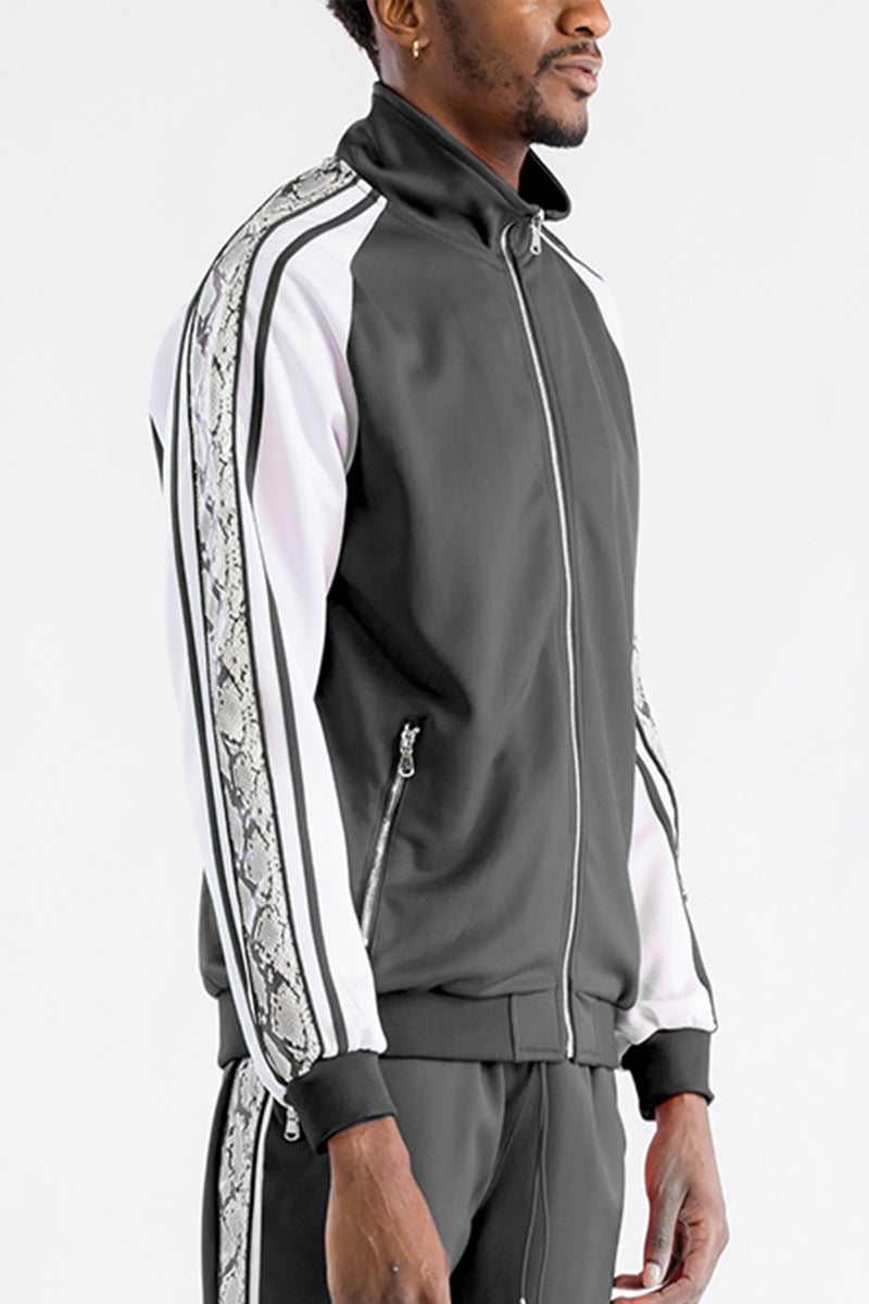 Snake Side Track Jacket-WEIV -Los Angeles-S-Black-Urbanheer