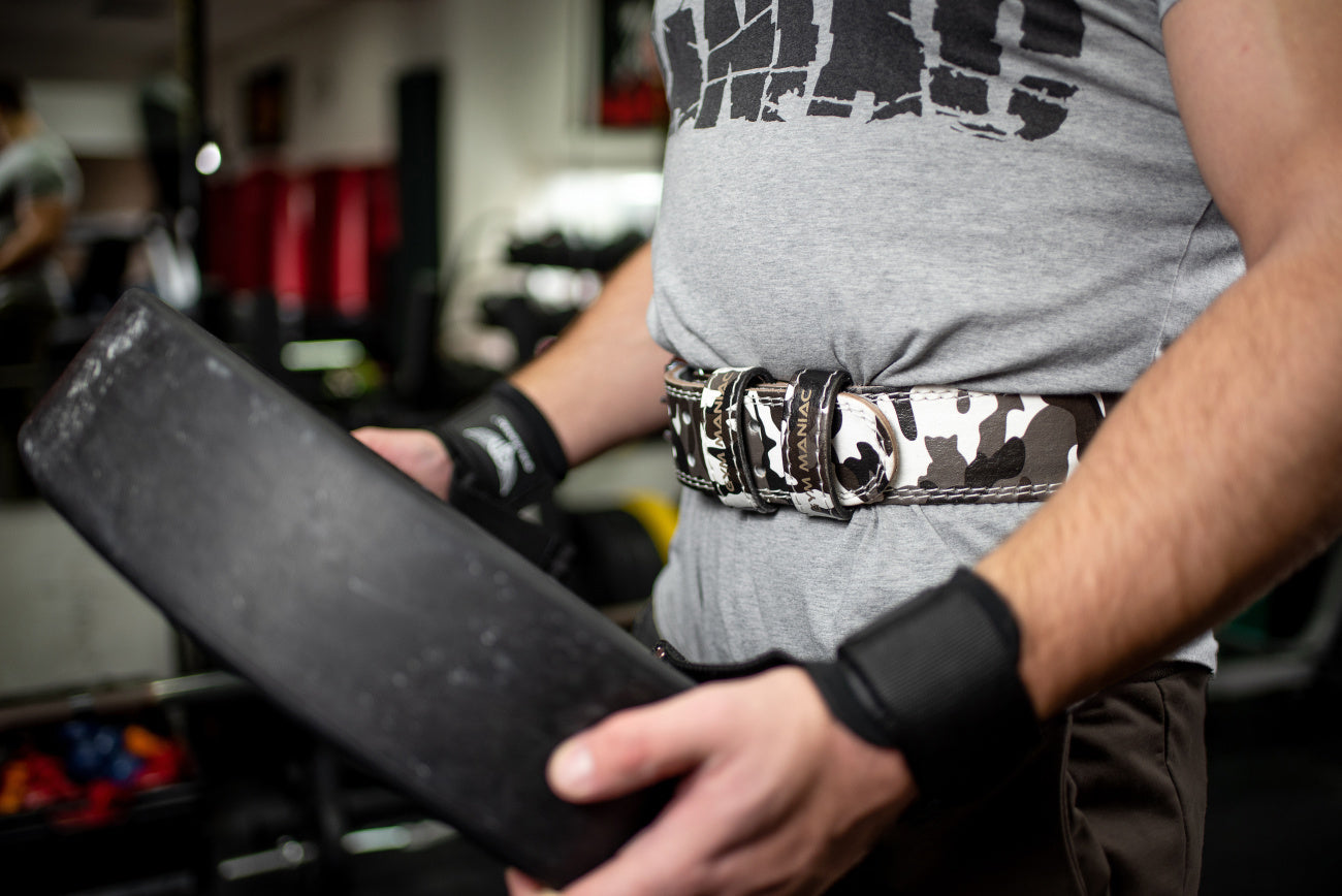 Gym Maniac GM Weight Lifting Belt - Camo-Gym Maniac GM s.r.o.-S-Urbanheer