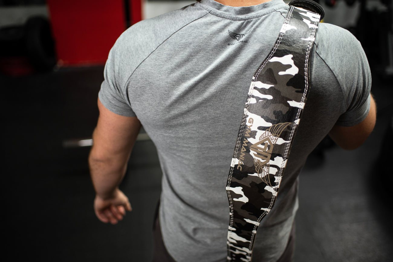 Gym Maniac GM Weight Lifting Belt - Camo-Gym Maniac GM s.r.o.-S-Urbanheer