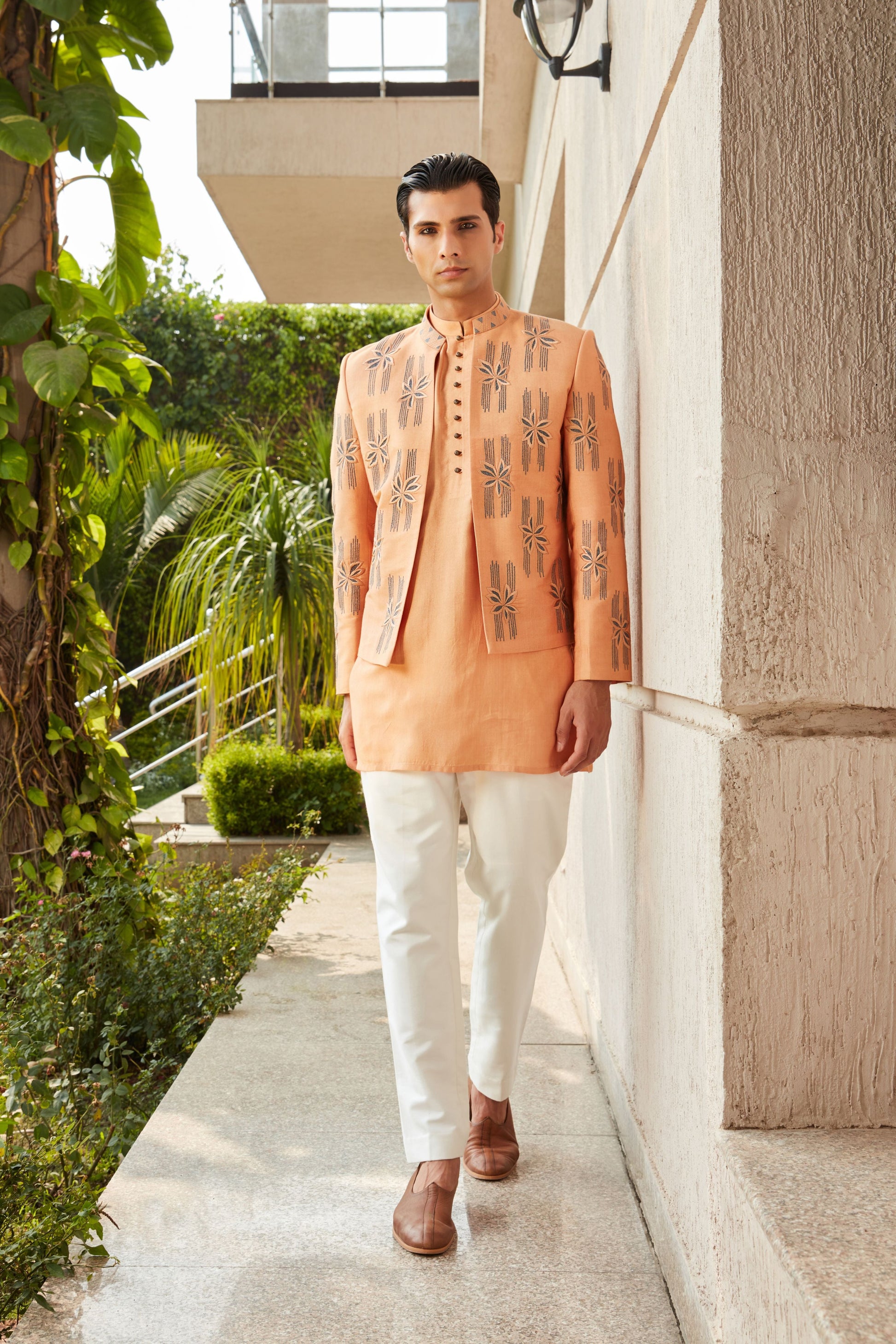 Rohaan- Jacket Set-Bohame-XS-5'-5'4"-Rose Gold-Urbanheer