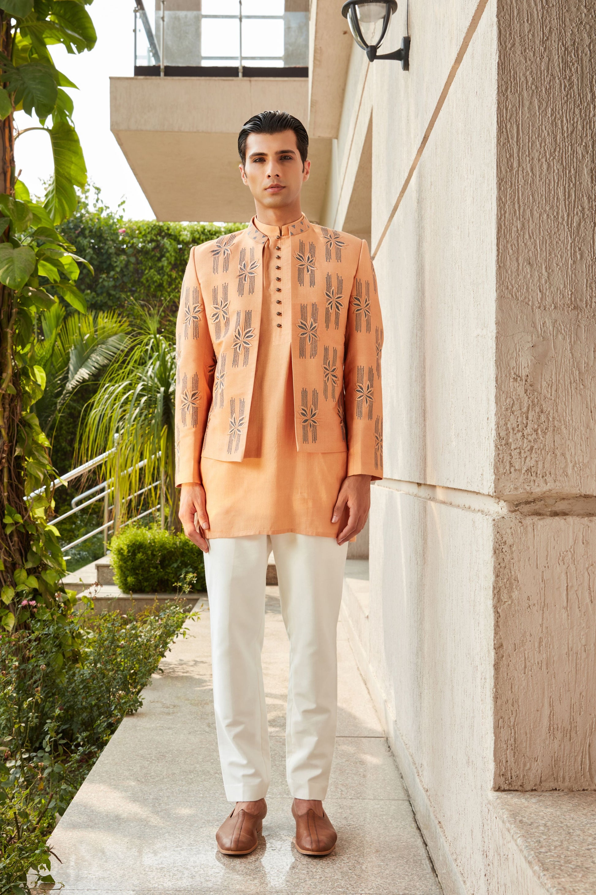 Rohaan- Jacket Set-Bohame-XS-5'-5'4"-Rose Gold-Urbanheer