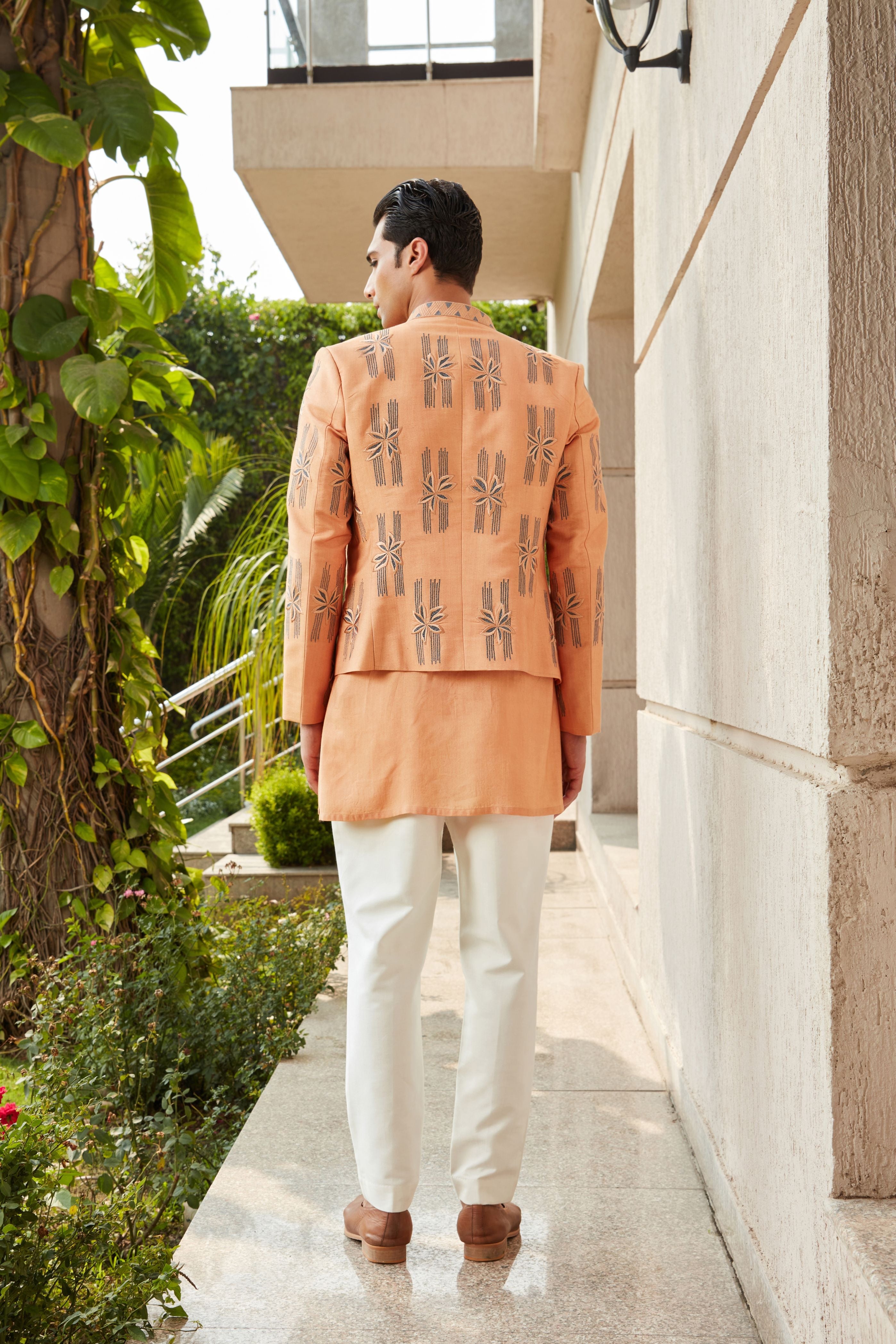 Rohaan- Jacket Set-Bohame-XS-5'-5'4"-Rose Gold-Urbanheer