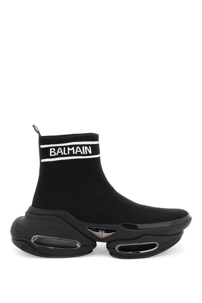 Balmain 'B-Bold' Knit Sneakers-Balmain-Urbanheer