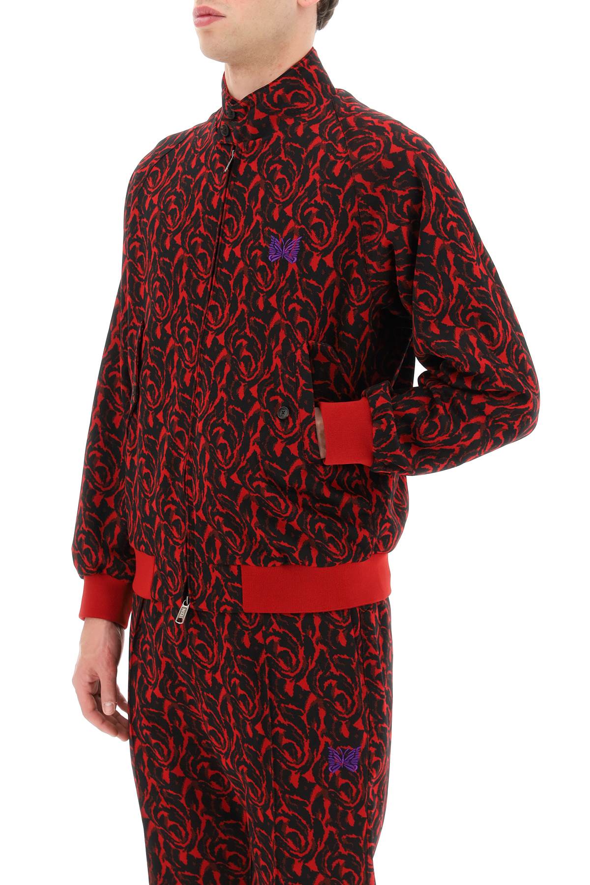 Baracuta x needles harrington track jacket in jacquard jersey-Baracuta X Needles-36-Urbanheer