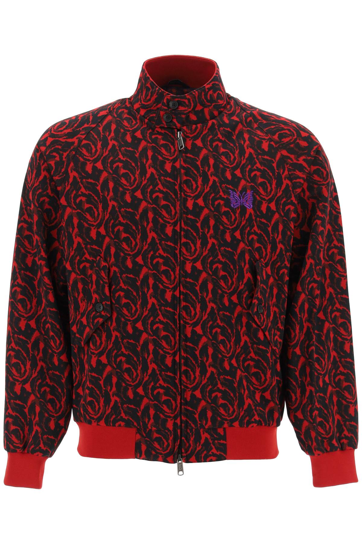 Baracuta x needles harrington track jacket in jacquard jersey-Baracuta X Needles-36-Urbanheer