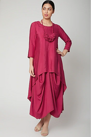 Dream Dress In Hot Pink-Bohame-XS-Urbanheer