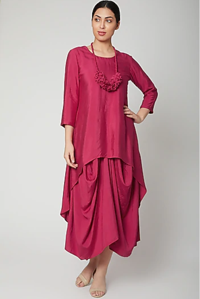 Dream Dress In Hot Pink-Bohame-XS-Urbanheer