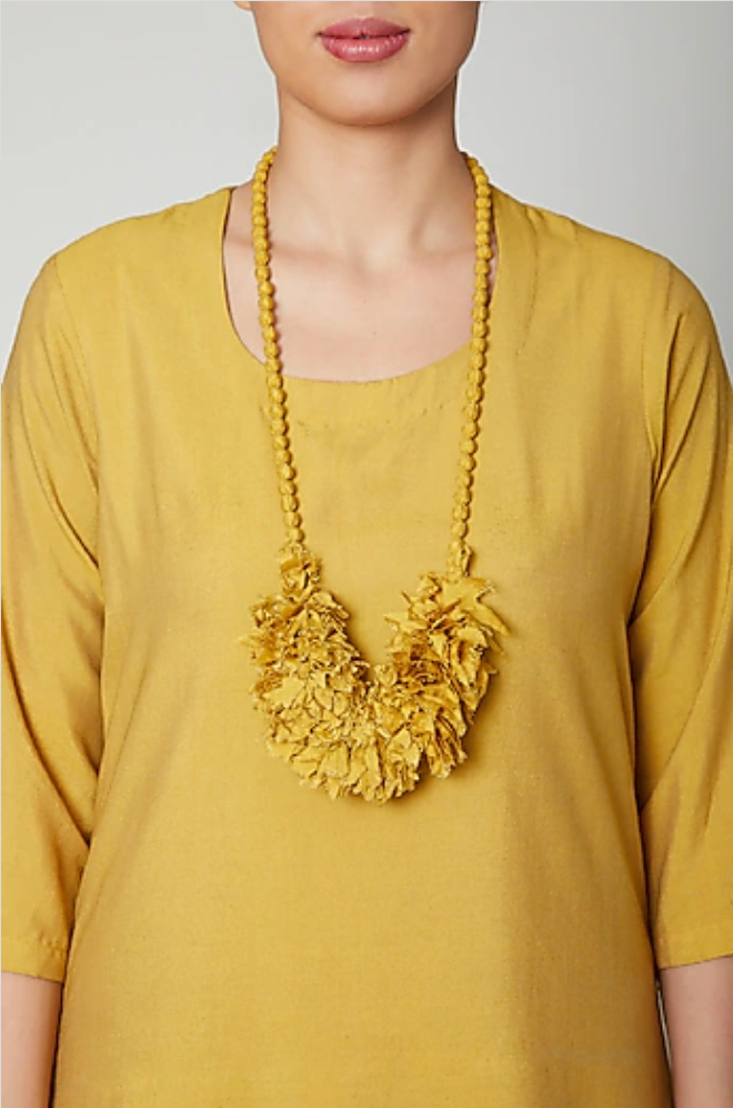 Bella Dress In Mustard-Bohame-XS-Urbanheer