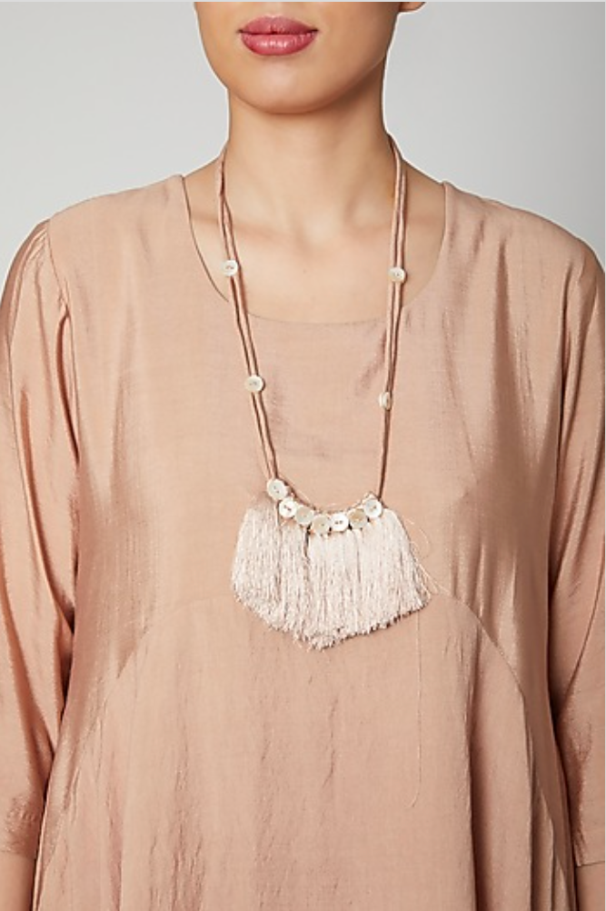 Nadia Dress In Rose Gold-Bohame-XS-Urbanheer