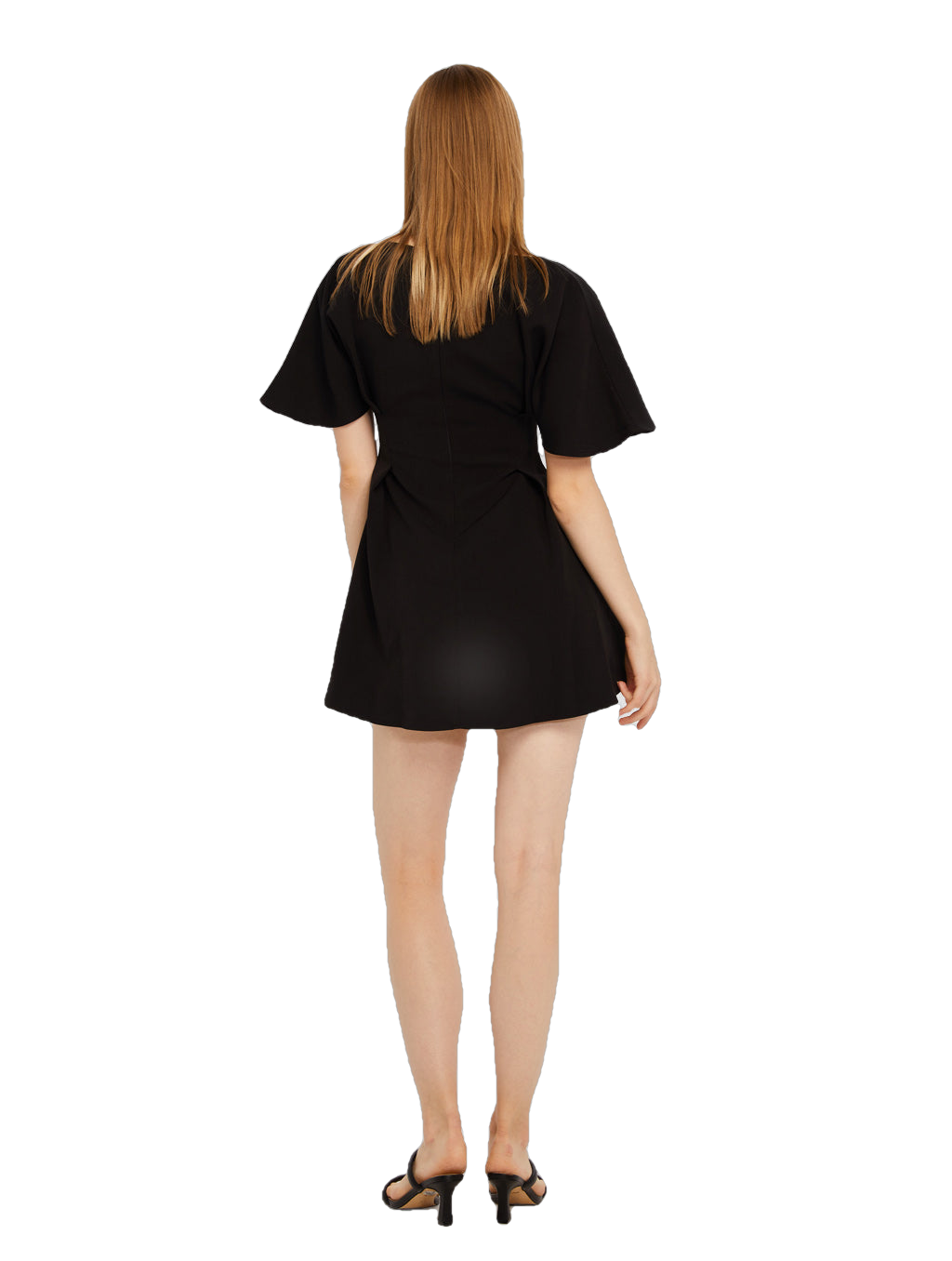 Bell Sleeve Mini Dress-Lattelier-S-Urbanheer
