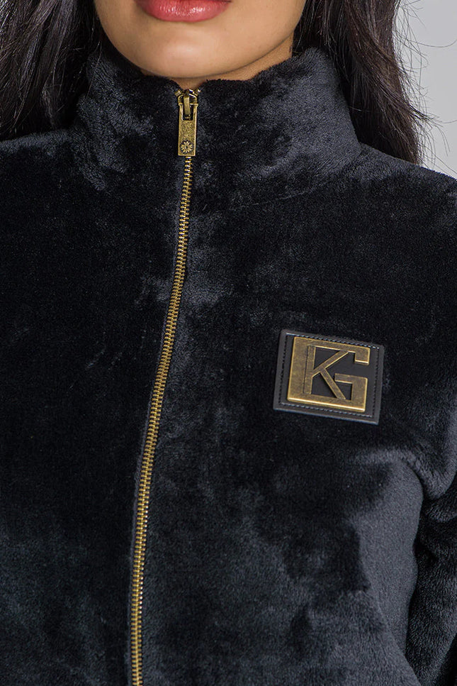 Black Gk Iron Sherpa Jacket-Gianni Kavanagh-Urbanheer