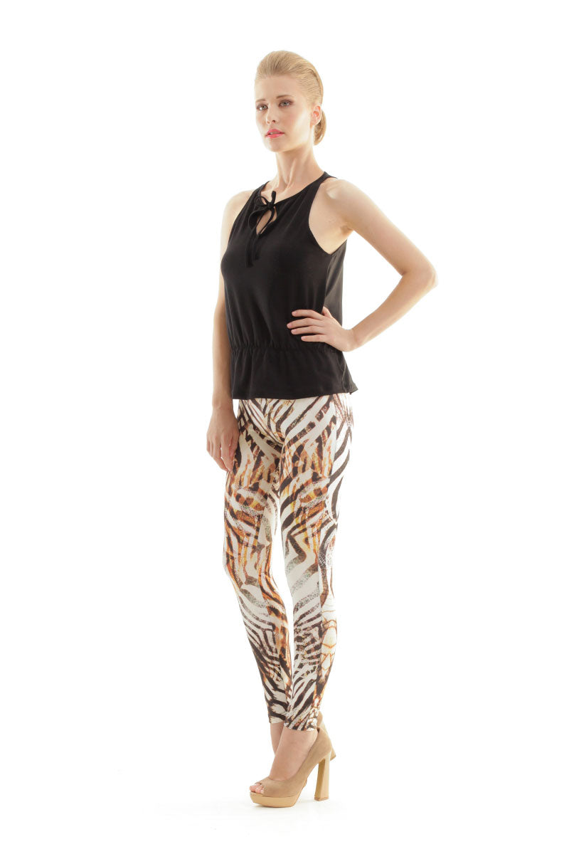 Animal Print Silky Pants-Conquista-36-Urbanheer