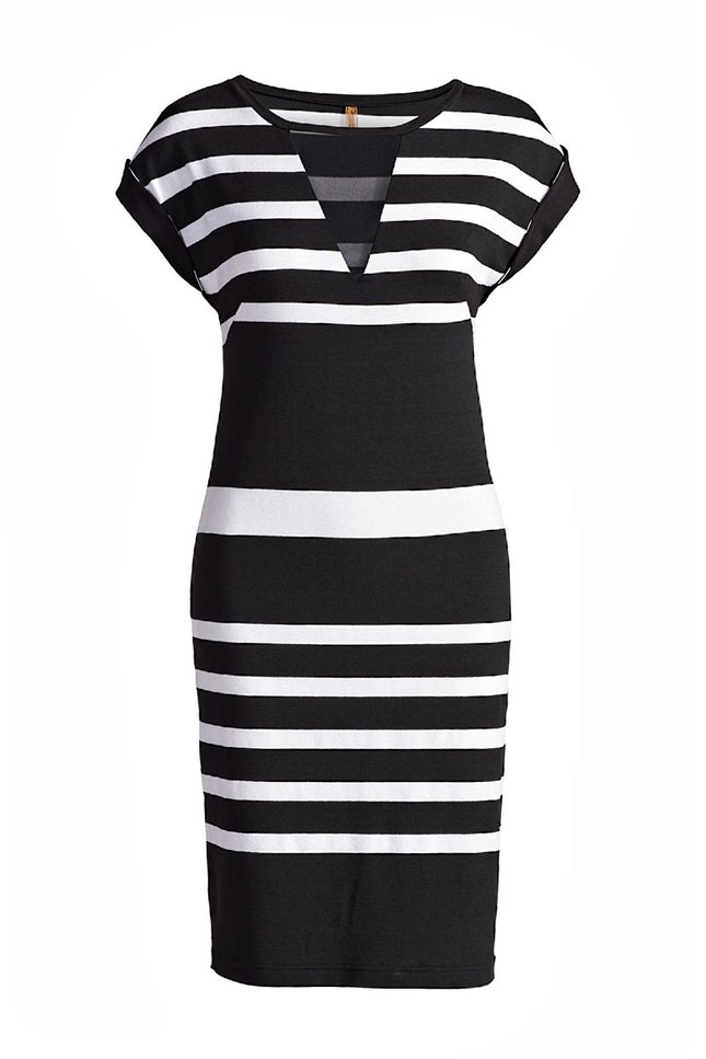 Straight Striped Dress-Dresses-Conquista-Urbanheer