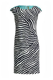 Sleeveless Striped Fitted Dress-Dresses-Conquista-36-Urbanheer
