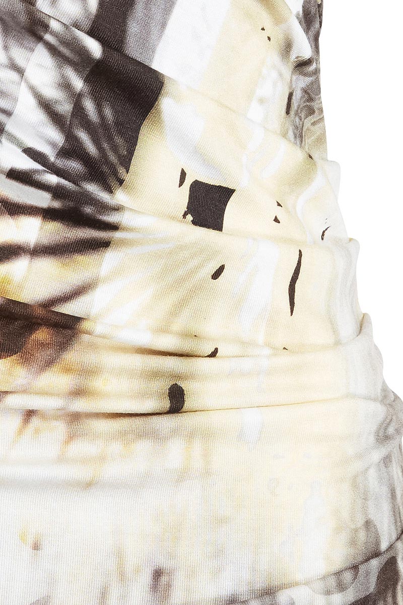 Faux Crossover Print Dress-Conquista-36-Urbanheer