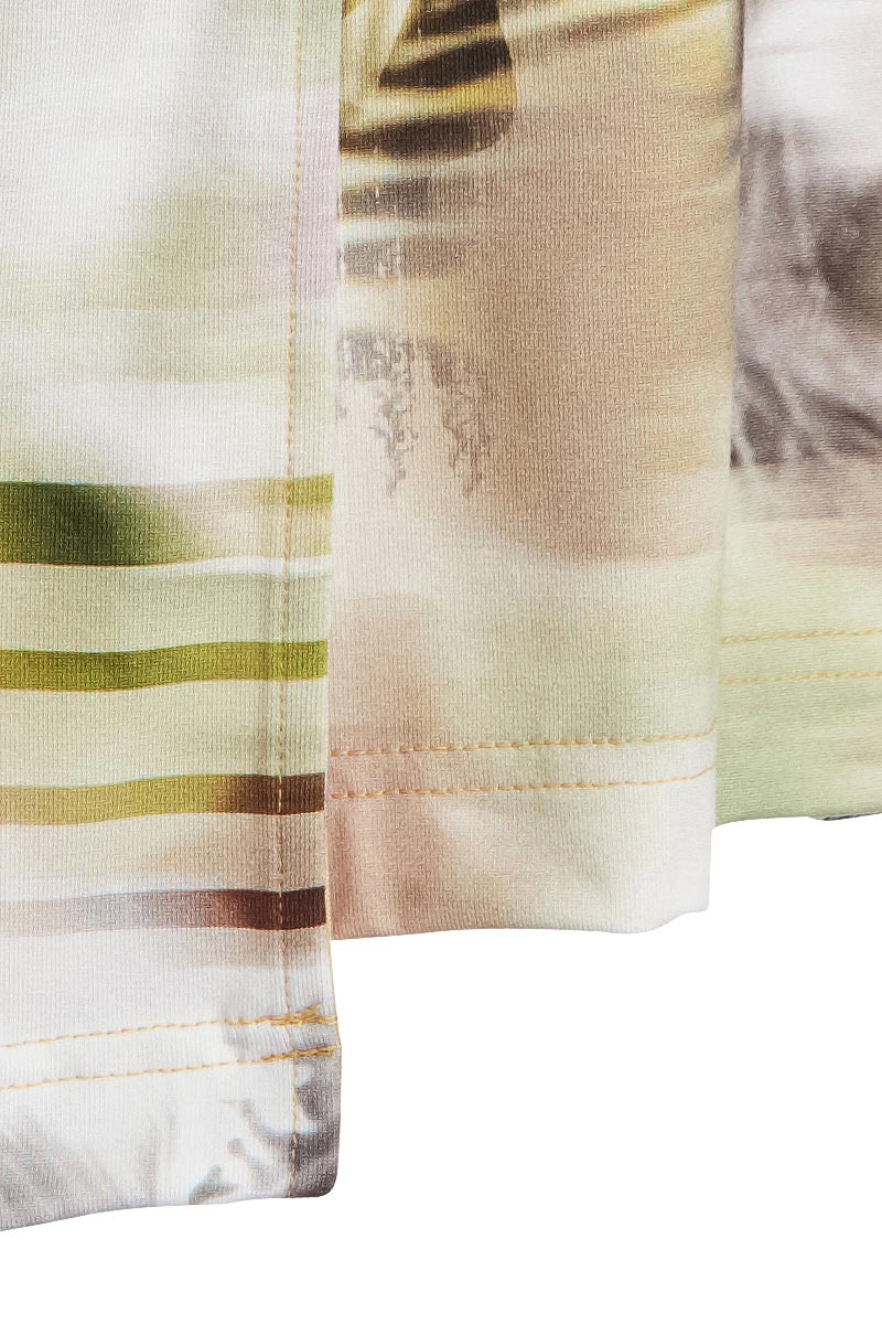 Faux Crossover Print Dress-Conquista-36-Urbanheer