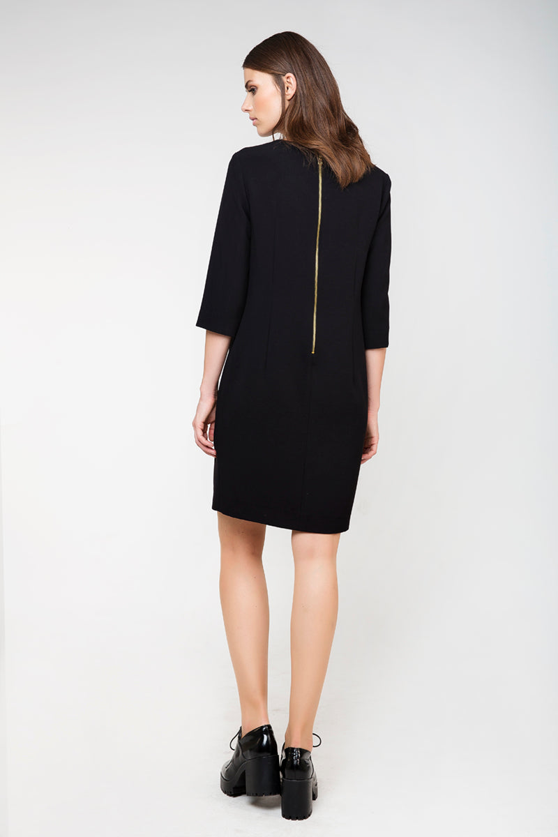 Straight Panel Detail Dress-Conquista-36-Urbanheer