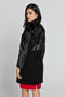 Black Three Fabric Coat Conquista Fashion-Outerwear-Conquista-40-Urbanheer