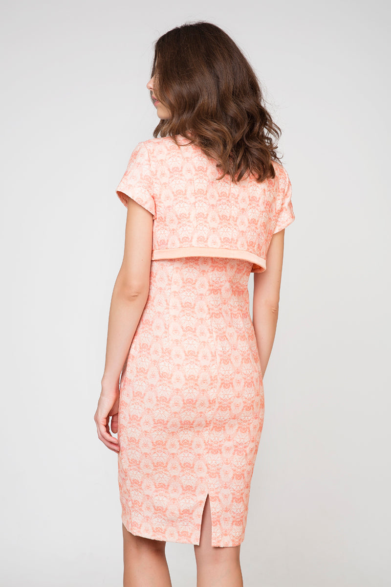 Short Sleeve Print Bolero By Conquista Fashion-Conquista-38-Urbanheer