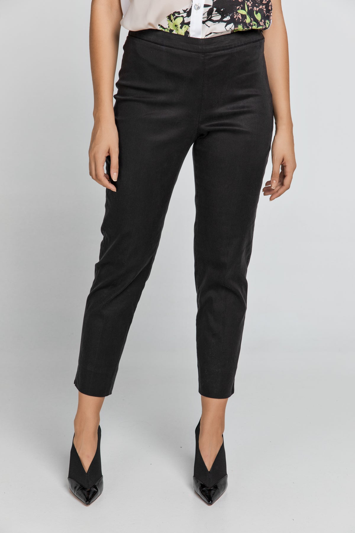 Slim Fit Black Pants Conquista Fashion-Conquista-42-Urbanheer