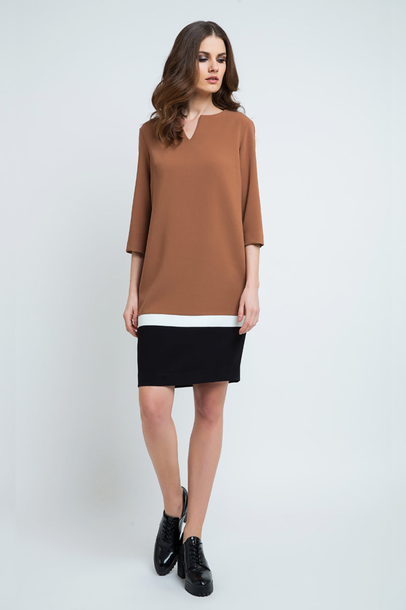 Colour Block Dress-Dresses-Conquista-38-Urbanheer