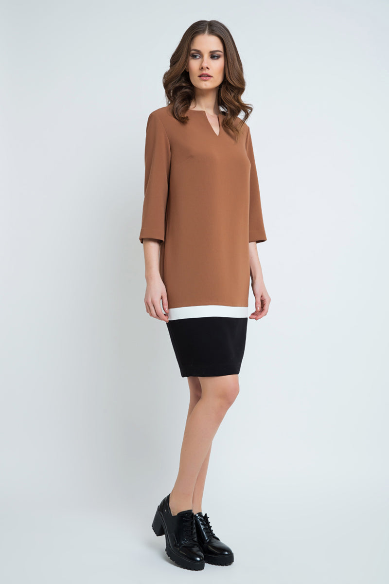 Colour Block Dress-Dresses-Conquista-38-Urbanheer