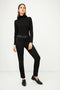 Mid Rise Pleather Detail Jeggings Black-Conquista-38-Urbanheer