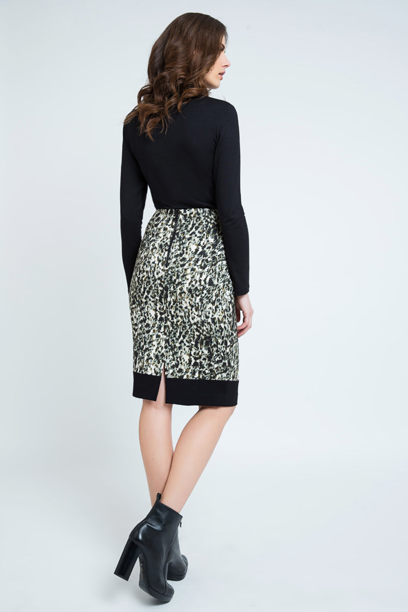 Animal Print Skirt-Skirts-Conquista-38-Urbanheer