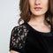 Velvet and Lace Black Dress-Conquista-36-Urbanheer