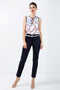 Fitted Pants With Contrast White Stripe-TROUSERS-Conquista-36-Urbanheer