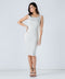 Fitted Sleeveless Dress with Two-Way Zip-Conquista-38-Urbanheer