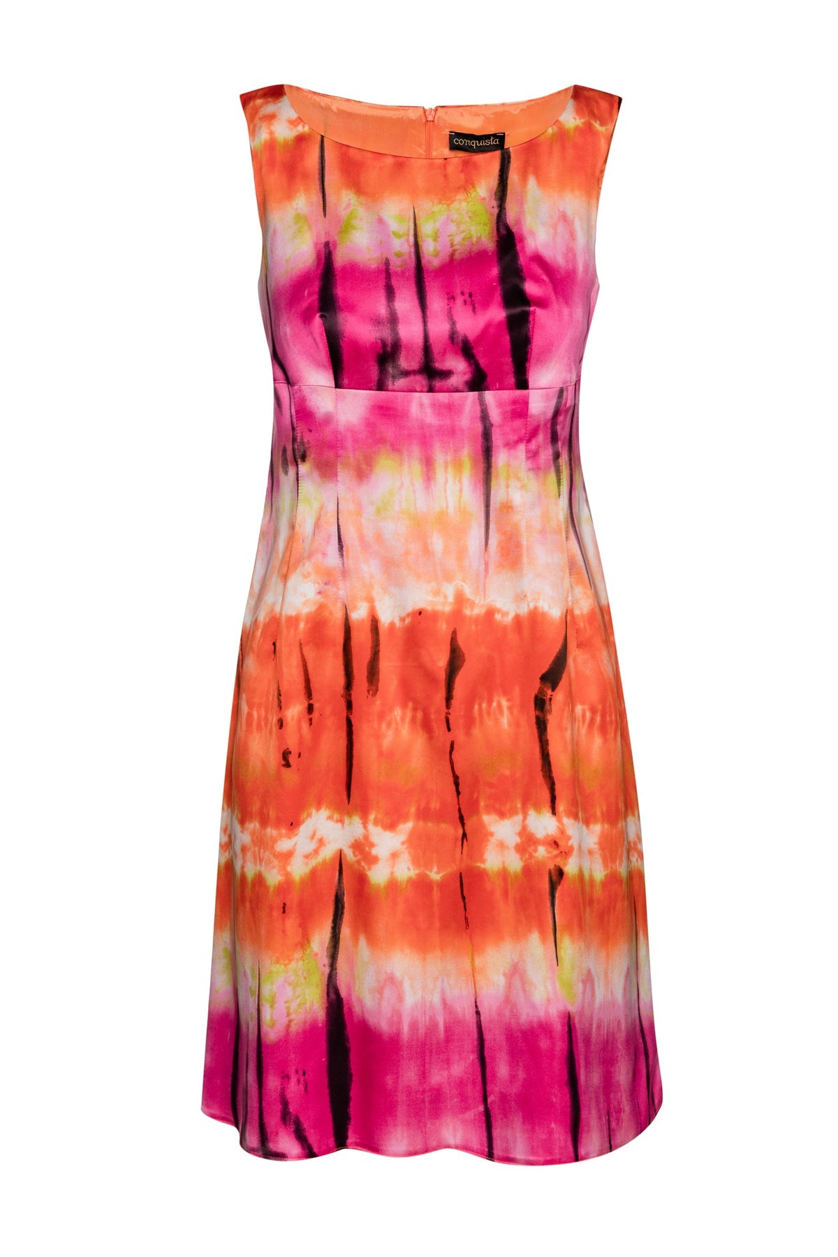 Multicoloured Empire Line Dress-Dresses-Conquista-36-Urbanheer