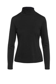 Long Sleeve Polo Neck Jumper black-Conquista-40-Urbanheer