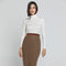 Ecru Turtle Neck Top By Conquista-Conquista-38-Urbanheer