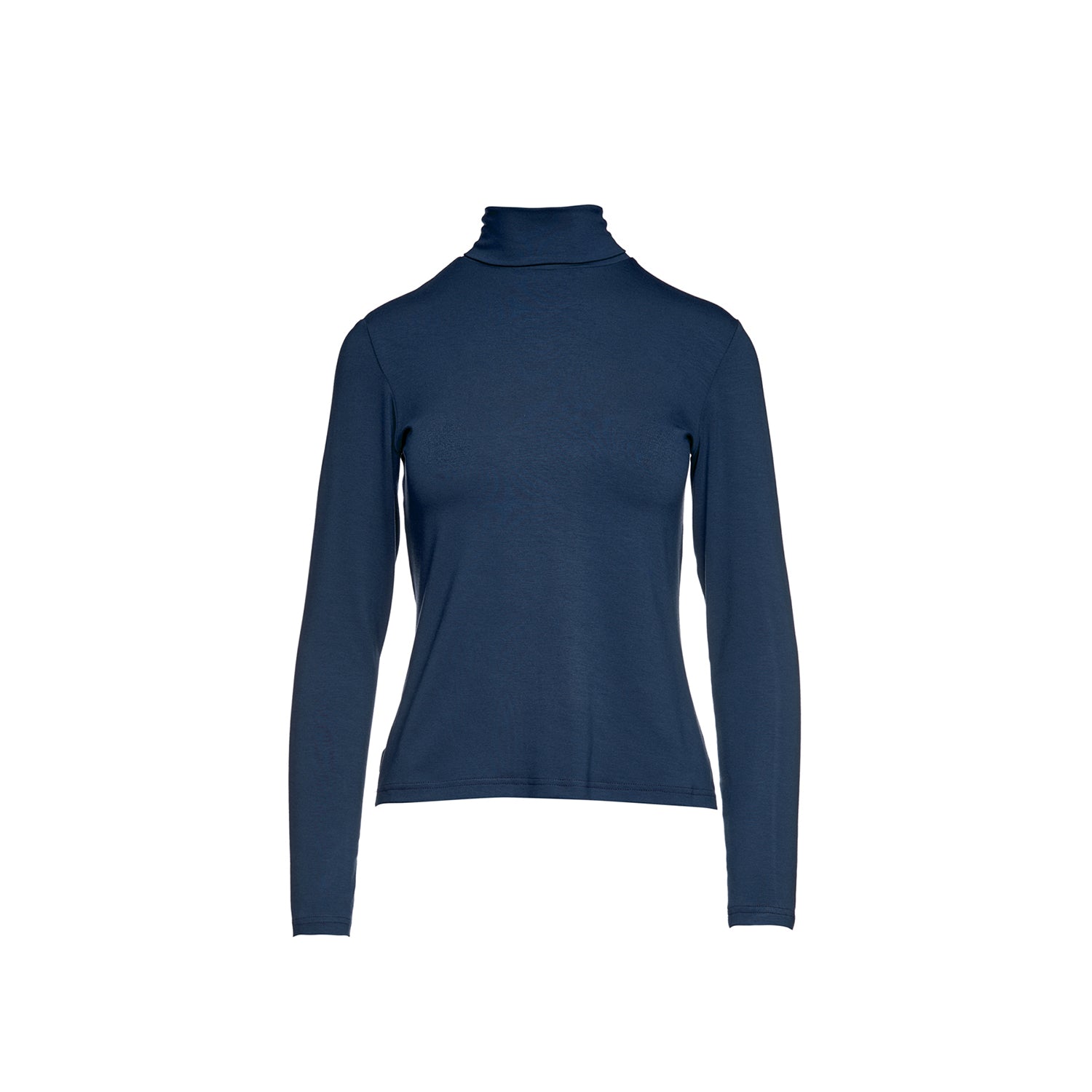 Navy Long Sleeve Polo Neck Jumper-Conquista-36-Urbanheer