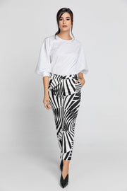 Black And White Gabardine Pants-Pants-Conquista-S-Urbanheer