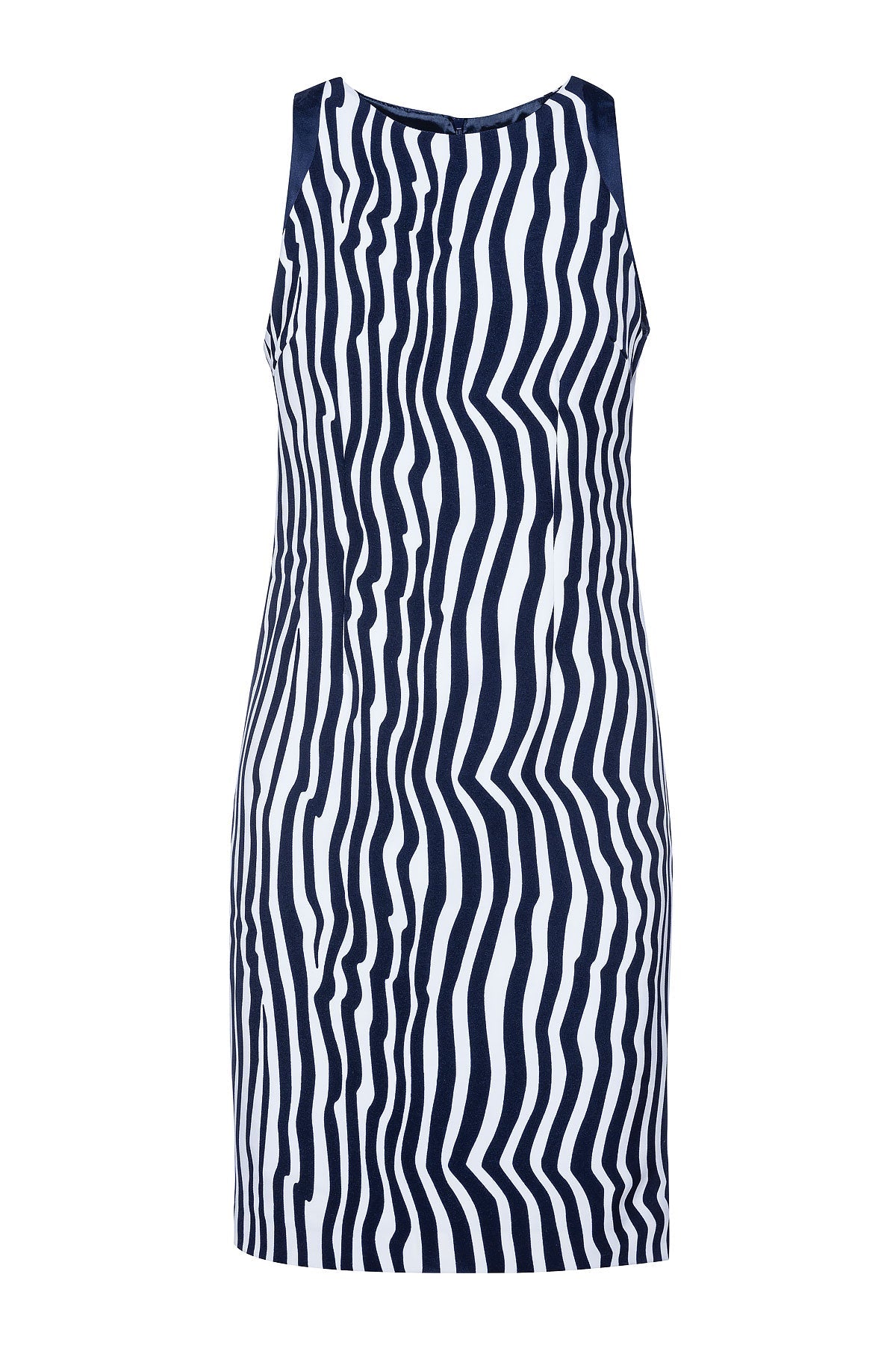Sleeveless Zebra Print Dress-Dresses-Conquista-38-Urbanheer