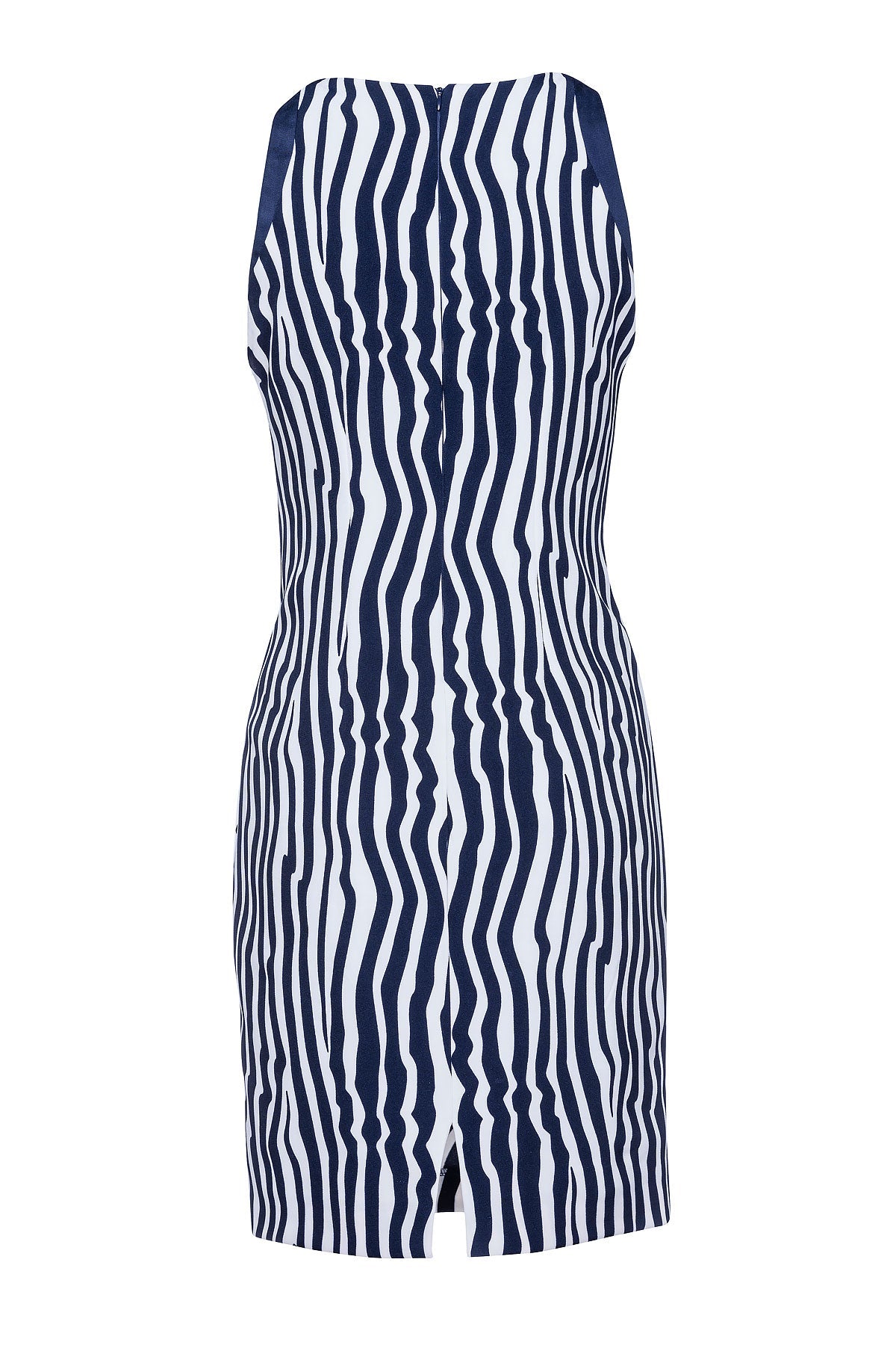 Sleeveless Zebra Print Dress-Dresses-Conquista-38-Urbanheer
