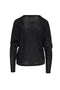 Dark Grey Batwing Top with Faux Leather Detail-Conquista-S-Urbanheer