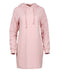 Pink Hooded Mini Dress-Conquista-M-Urbanheer