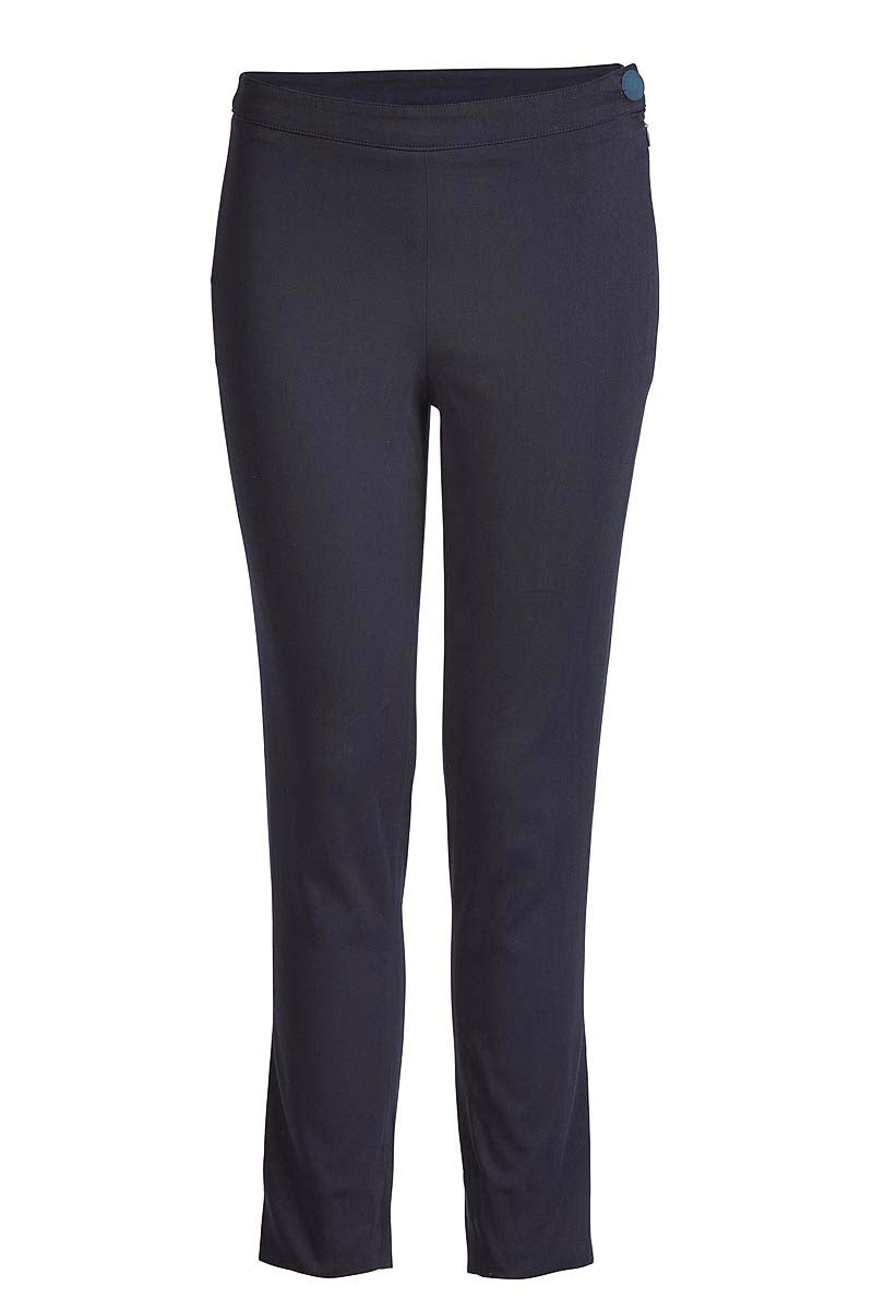 Fitted Stretch Trousers Navy-Conquista-36-Urbanheer