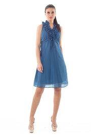 Sleeveless Ruffle Detail dress-Conquista-36-Urbanheer